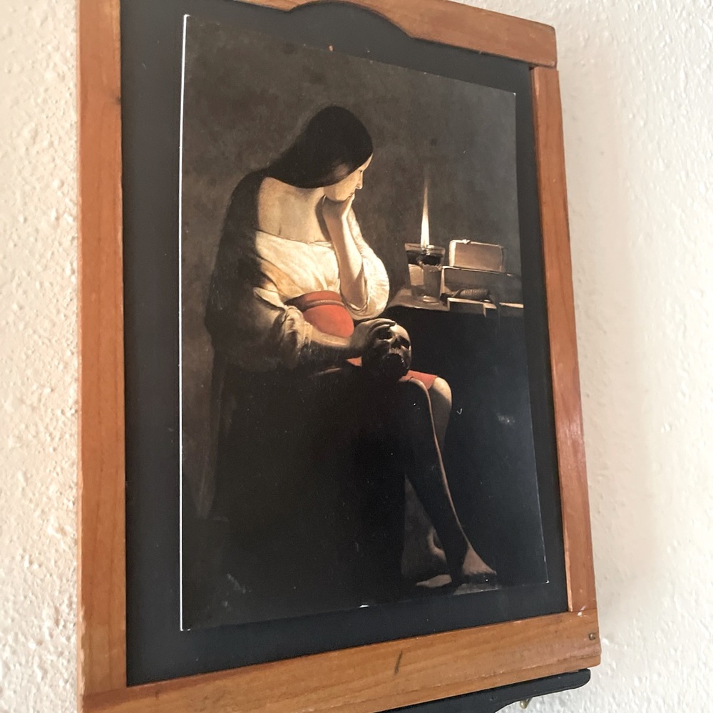 Vintage picture frame picture not included